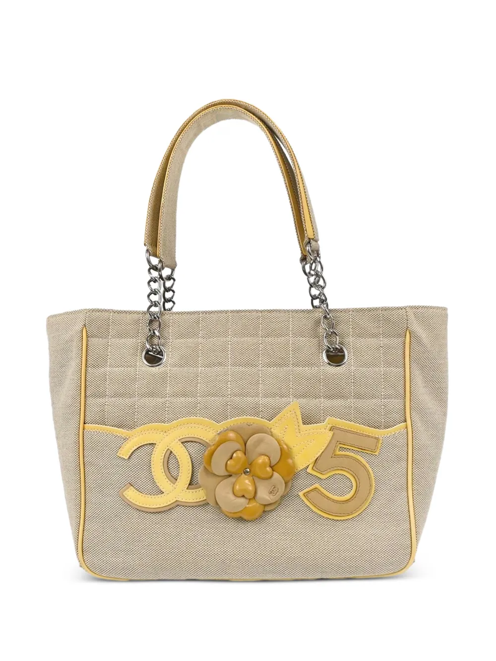 CHANEL Pre-Owned 2005-2006 Camellia No.5 tote bag - Gelb