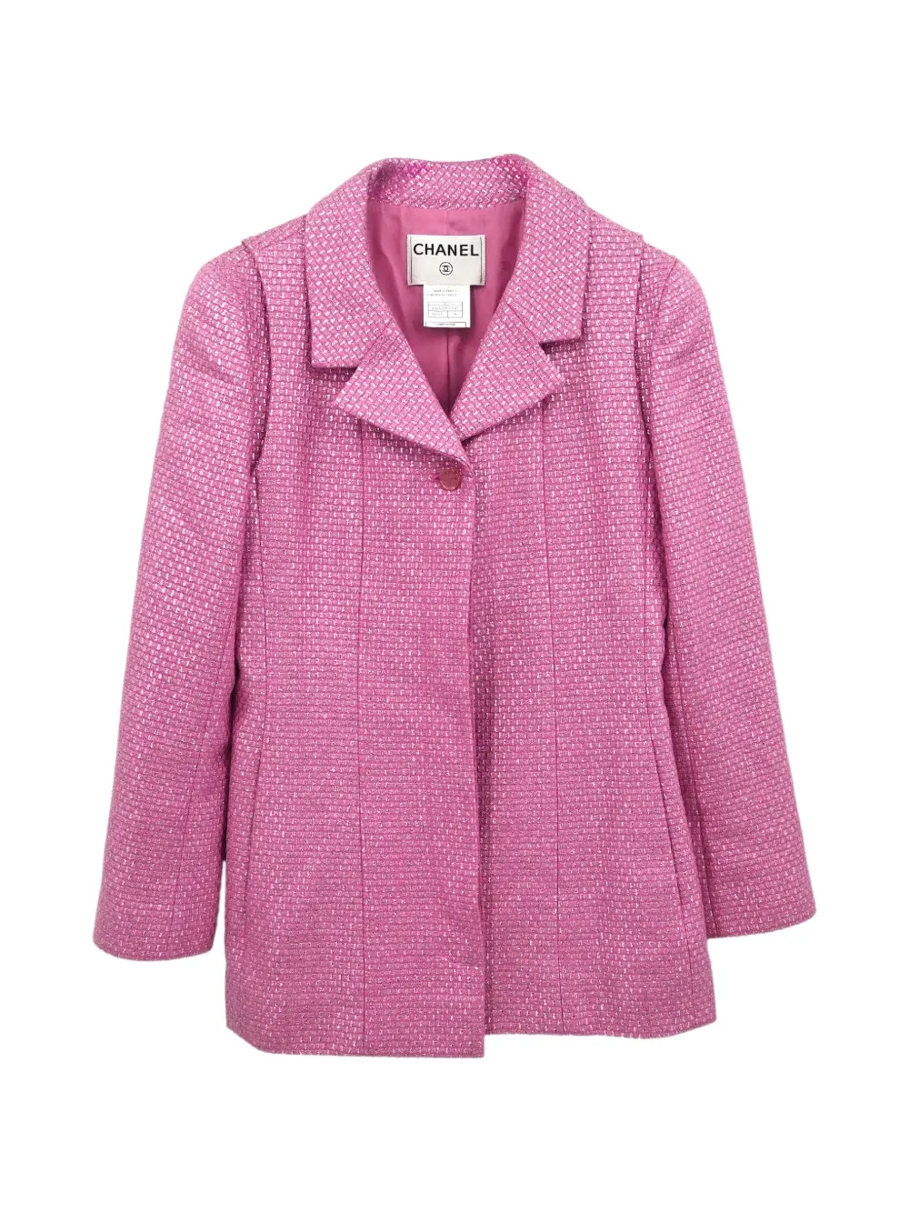 CHANEL Pre-Owned 2001 single-breasted jacket - Rosa