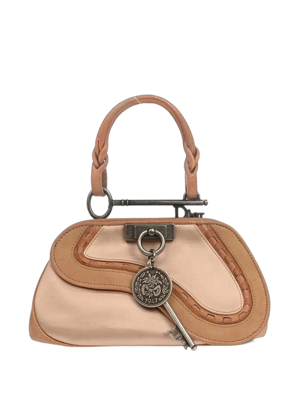 Christian Dior Pre-Owned Gaucho saddle tote bag - Neutrals