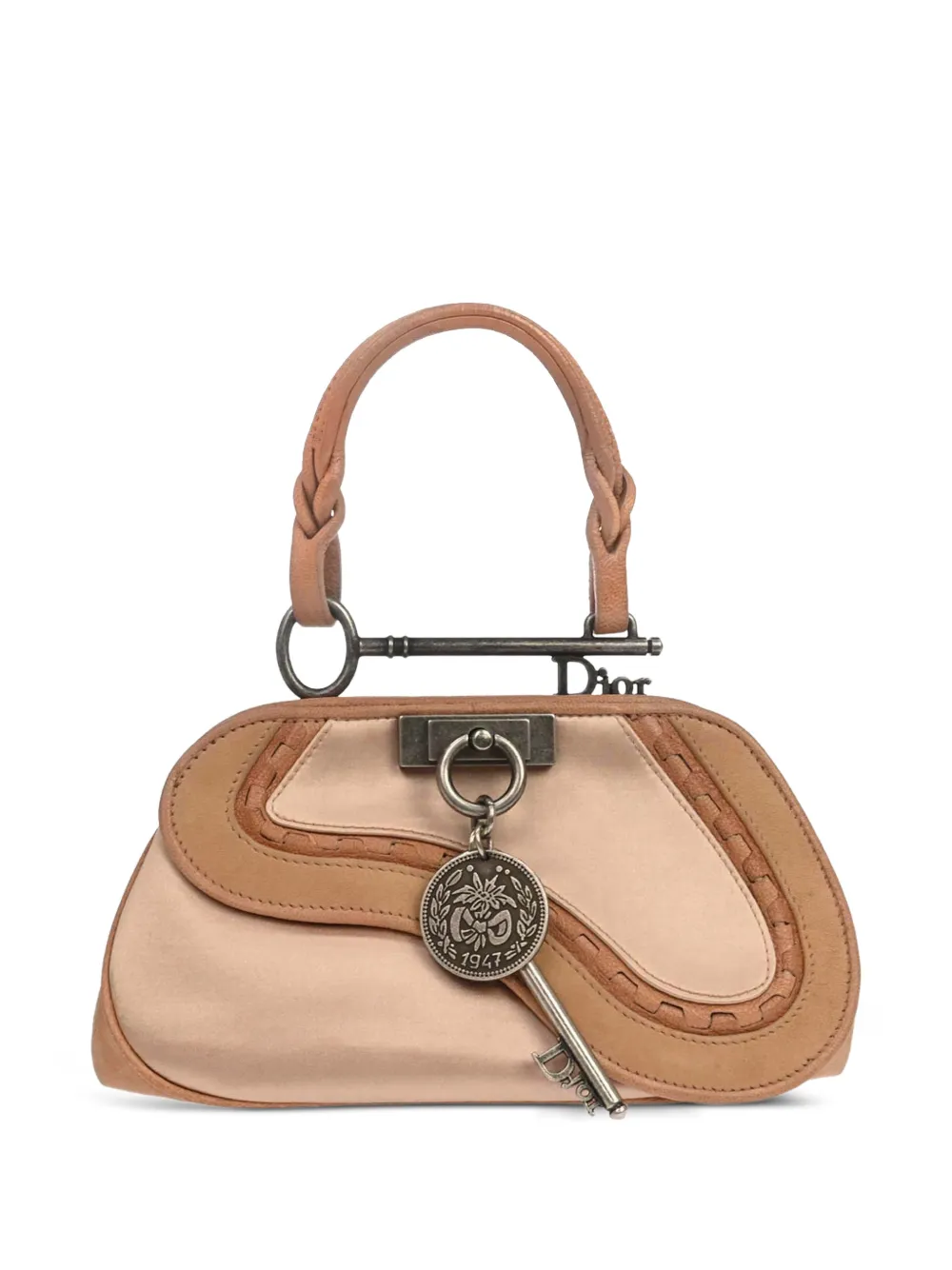 Christian Dior Pre-Owned Gaucho saddle tote bag - Toni neutri