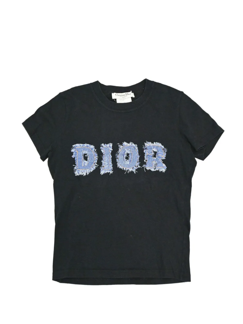 Christian Dior Pre-Owned 2003 logo-detail T-shirt - Noir