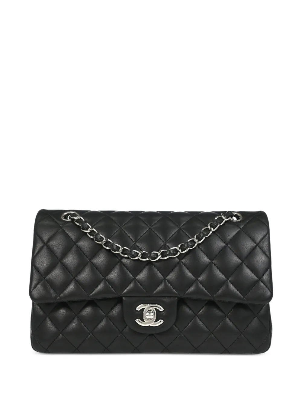 CHANEL Pre-Owned 2012-2013 medium Classic Double Flap crossbody bag - Black