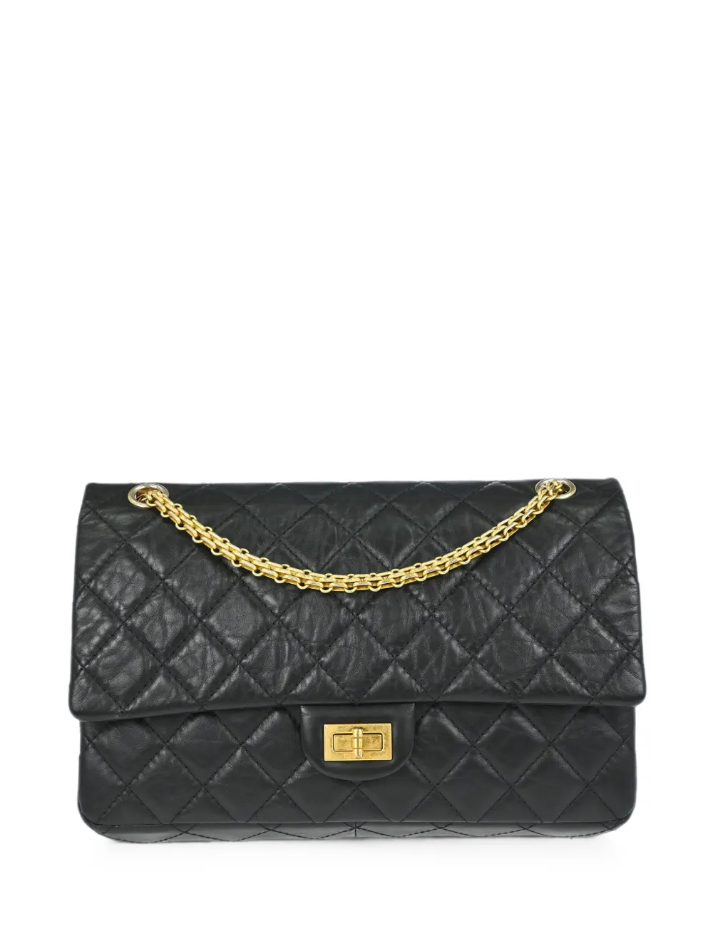CHANEL Pre-Owned 2017 2.55 Double Flap shoulder bag - Black