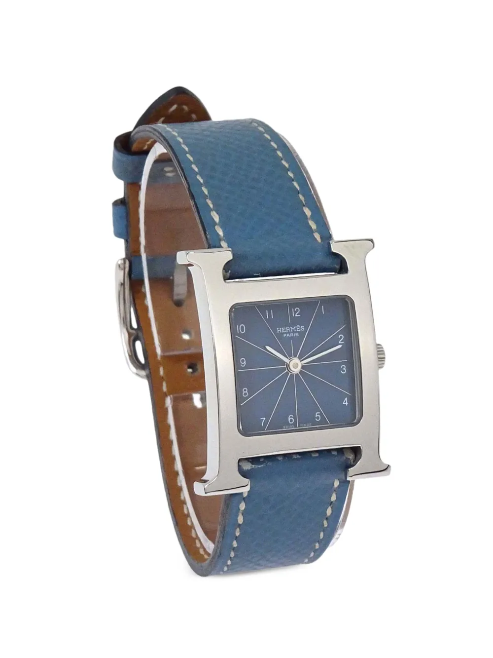 Hermès Pre-Owned H Watch 21mm watch - Bleu Hermès Pre-Owned H Watch 21mm watch - Bleu