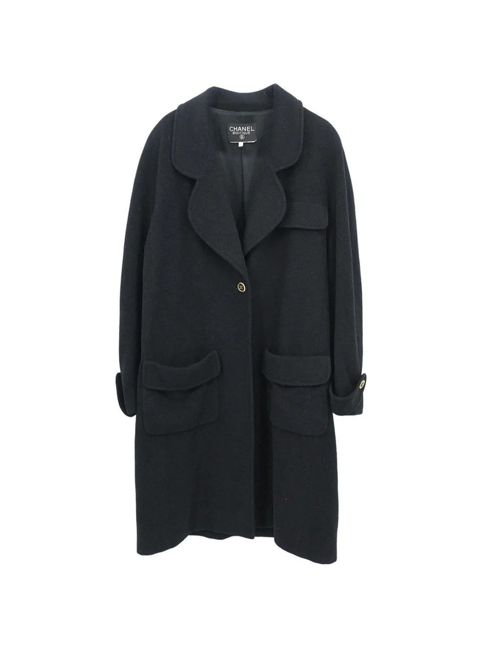 CHANEL Pre-Owned single-breasted coat - Nero
