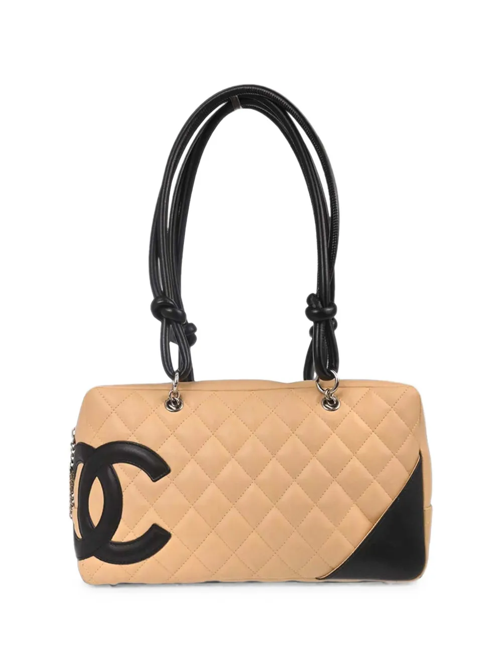 CHANEL Pre-Owned 2005-2006 Cambon Ligne quilted shoulder bag - Toni neutri