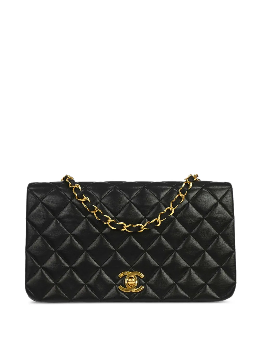CHANEL Pre-Owned 1989-1991 small Full Flap CC turn-lock shoulder bag - Nero