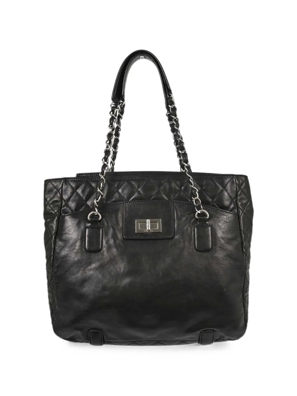 CHANEL Pre-Owned 2008-2009 Mademoiselle Lock tote bag - Nero