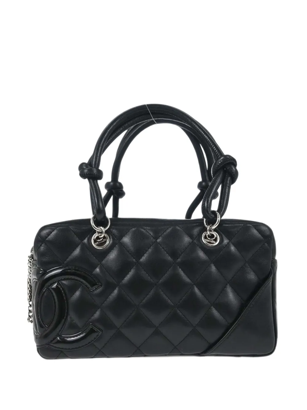 CHANEL Pre-Owned 2005-2006 Cambon Ligne quilted tote bag - Black