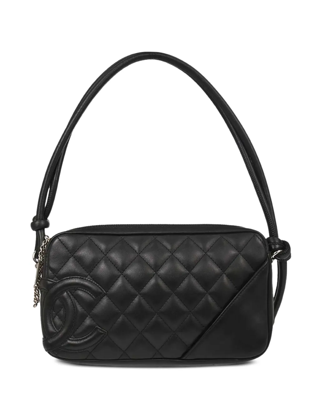 CHANEL Pre-Owned 2005-2006 small Cambon Ligne crossbody bag - Black