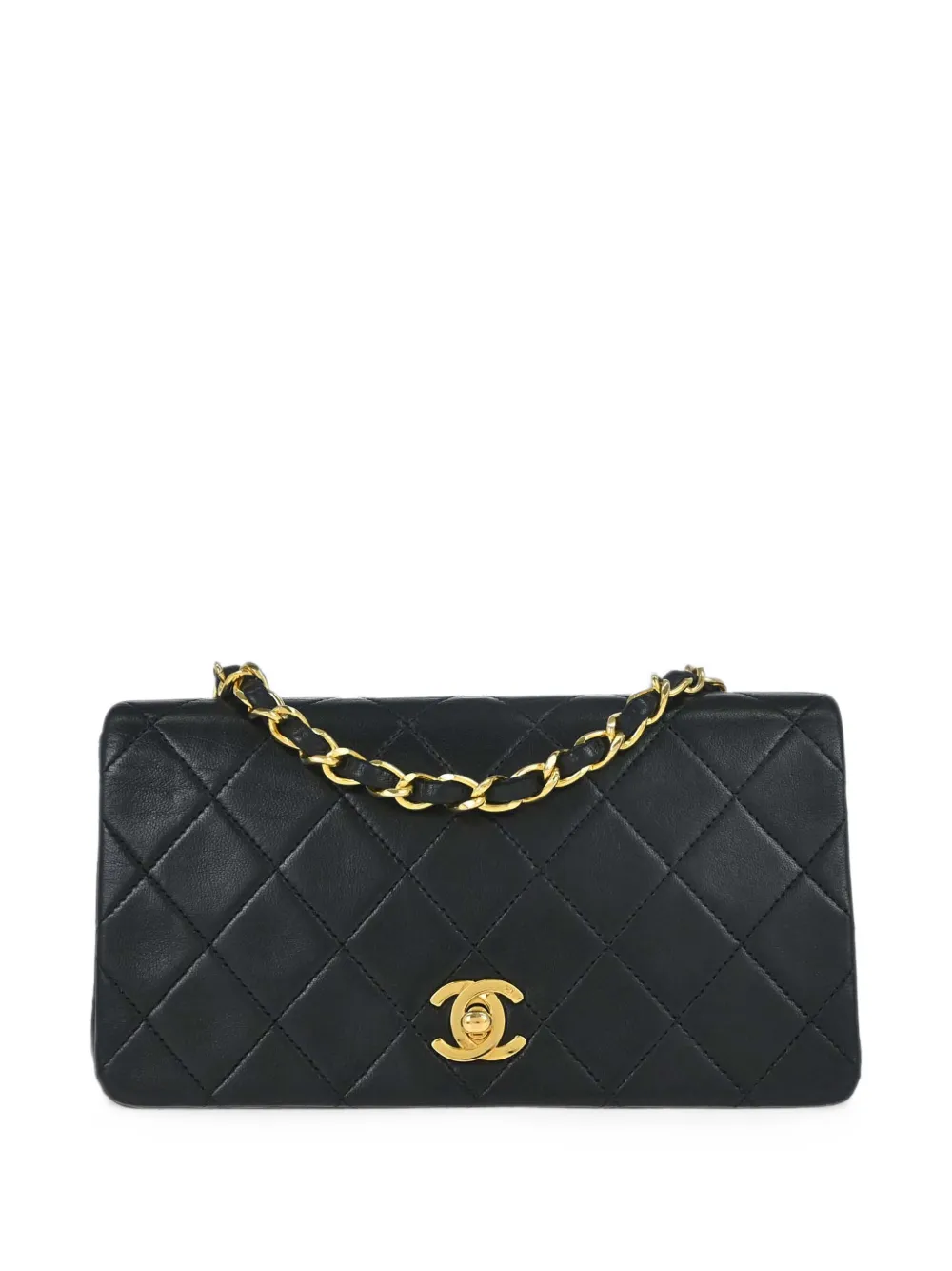 CHANEL Pre-Owned 1989-1991 mini diamond-quilted shoulder bag - Nero
