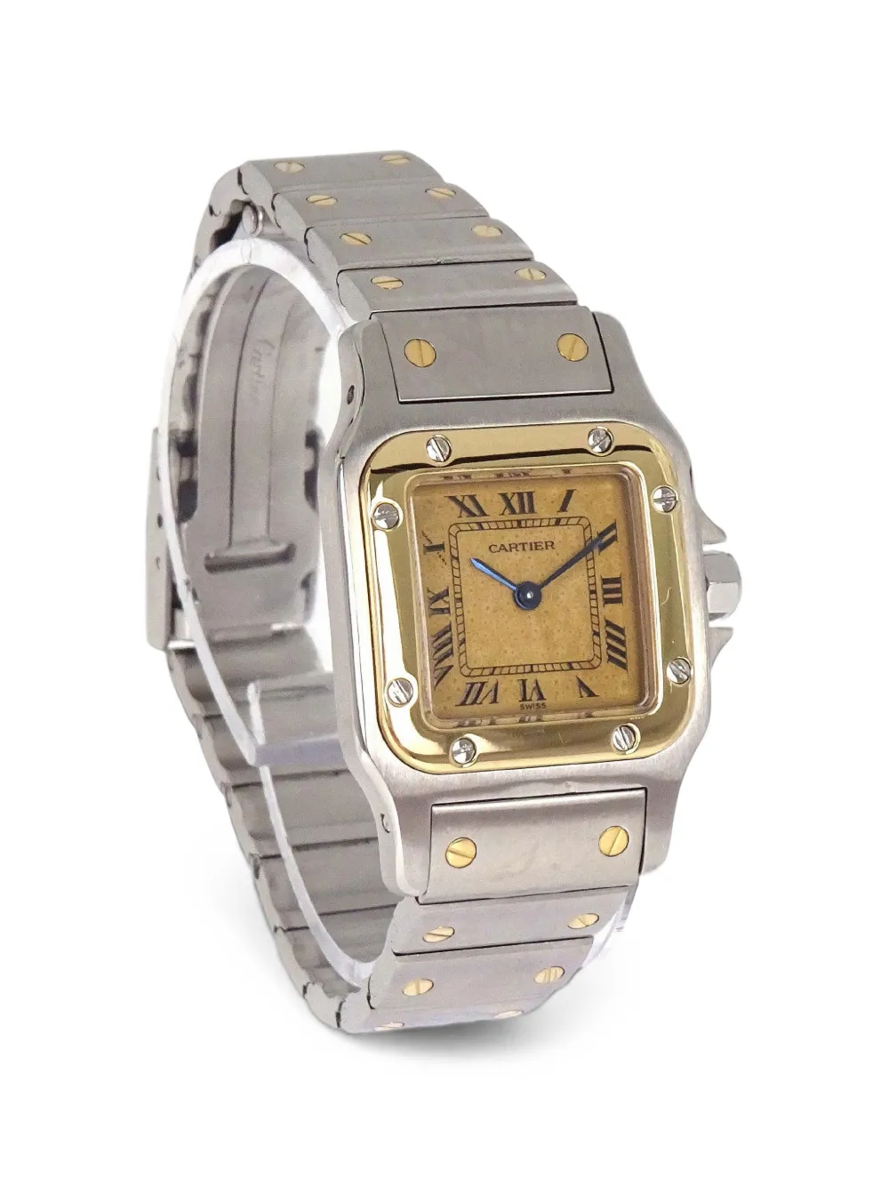 Cartier 1980-1990s Santos Galbée 35mm watch - Tons neutres