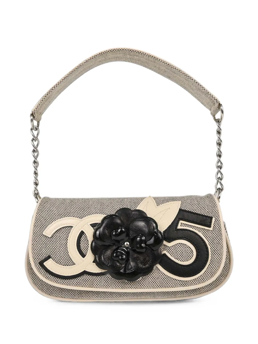 CHANEL Pre-Owned 2005-2006 Camellia No.5 tote bag - Toni neutri