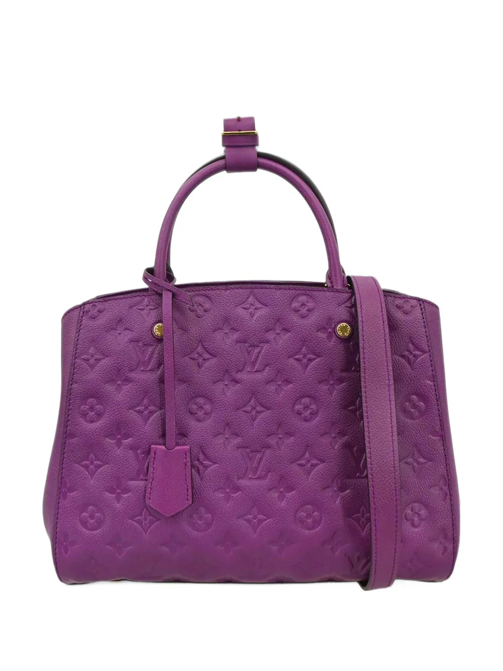 Louis Vuitton Pre-Owned MM Monogram Montaigne tote bag - Violet Louis Vuitton Pre-Owned MM Monogram Montaigne tote bag - Violet