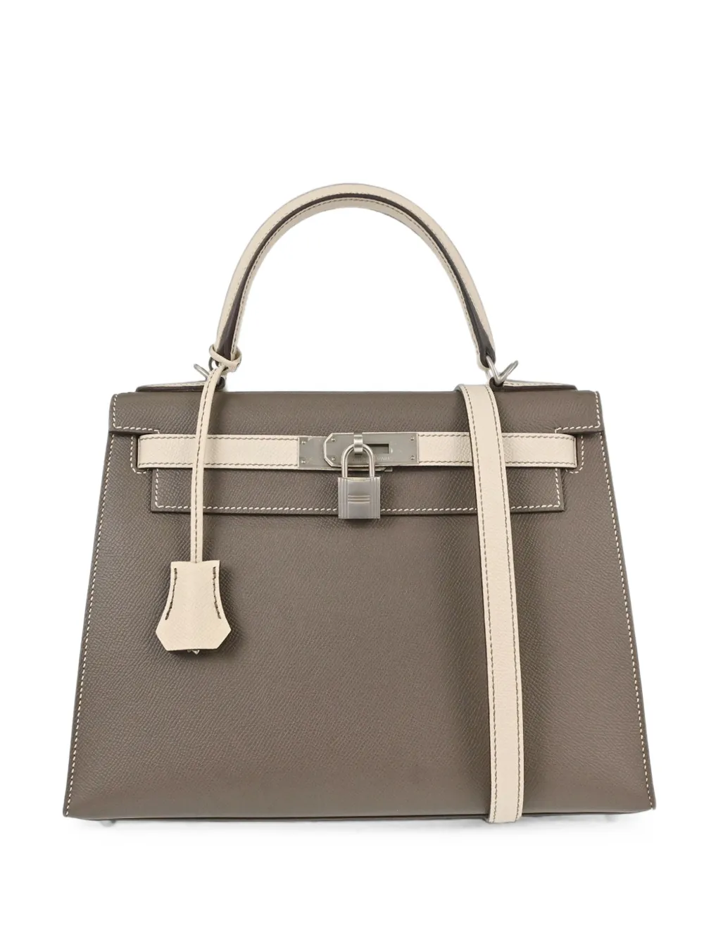 Hermès Pre-Owned 2019 28 Kelly Sellier tote bag - Gris