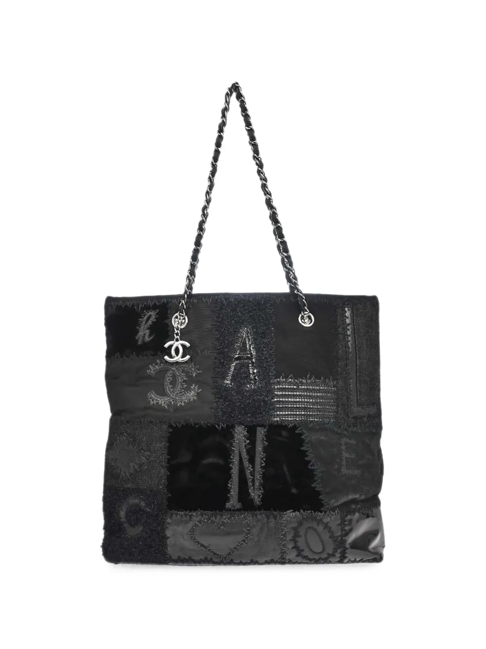 CHANEL Pre-Owned 2018 patchwork tote bag - Nero