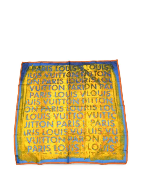Louis Vuitton Pre-Owned x Richard Yellow Monogram Pulp scarf