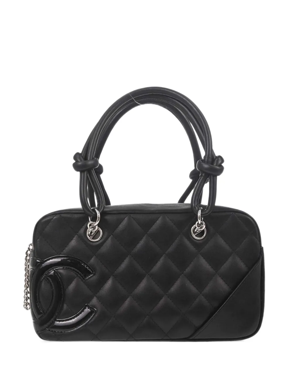 CHANEL Pre-Owned 2005-2006 medium Cambon Ligne quilted shoulder bag - Nero