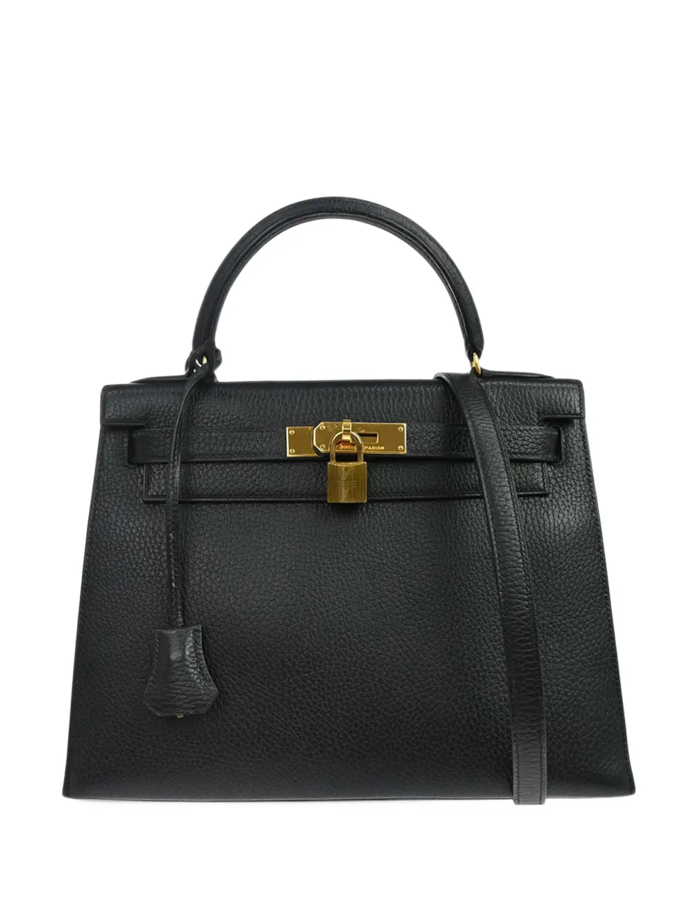 Hermès Pre-Owned Kelly 28 Sellier leather tote bag - Schwarz