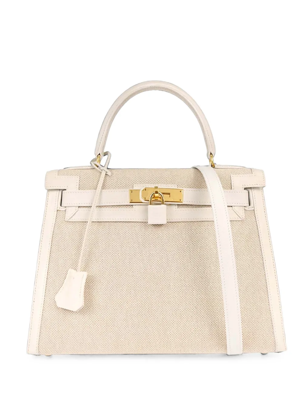 Hermès Pre-Owned 1996 28 Kelly Sellier tote bag - Tons neutres Hermès Pre-Owned 1996 28 Kelly Sellier tote bag - Tons neutres
