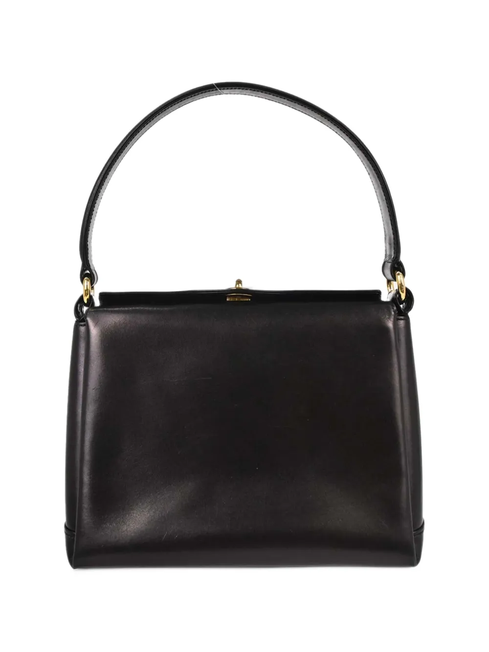 Gucci Pre-Owned turn-lock leather tote bag - Noir Gucci Pre-Owned turn-lock leather tote bag - Noir