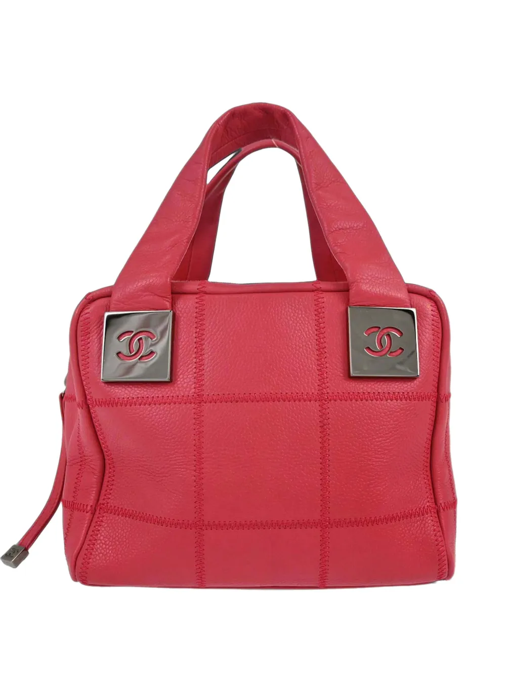 CHANEL Pre-Owned 2003-2004 Choco Bar Wild Stitch tote bag - Rosso