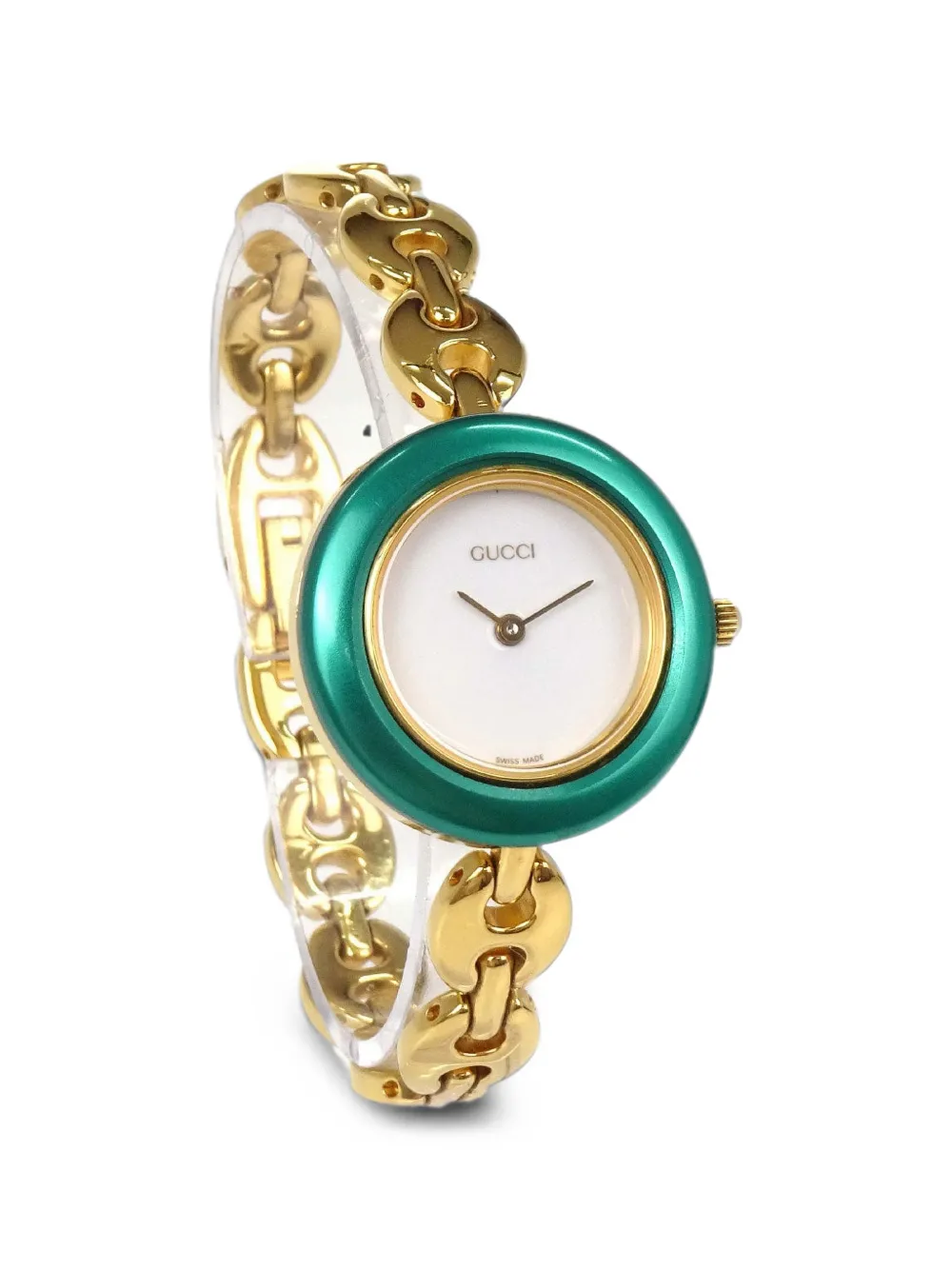Gucci Pre-Owned Change Bezel Chameleon 25mm watch - Bianco