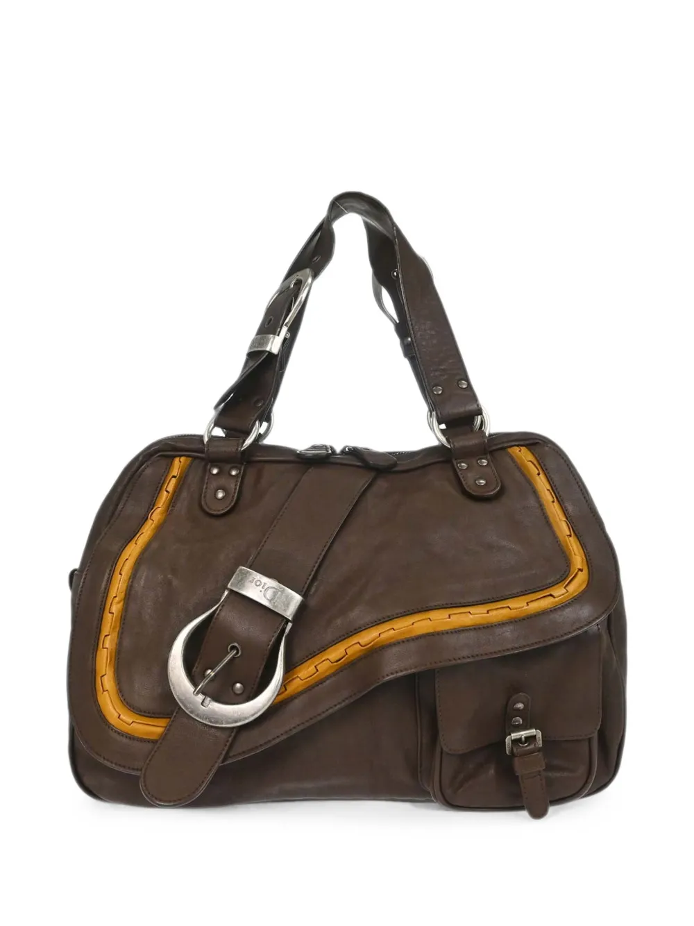 Chloé Pre-Owned 2007 Gaucho leather tote bag - Marron
