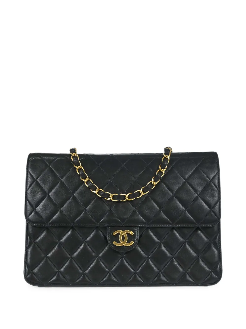 CHANEL Pre-Owned 1996-1997 medium quilted shoulder bag - Black