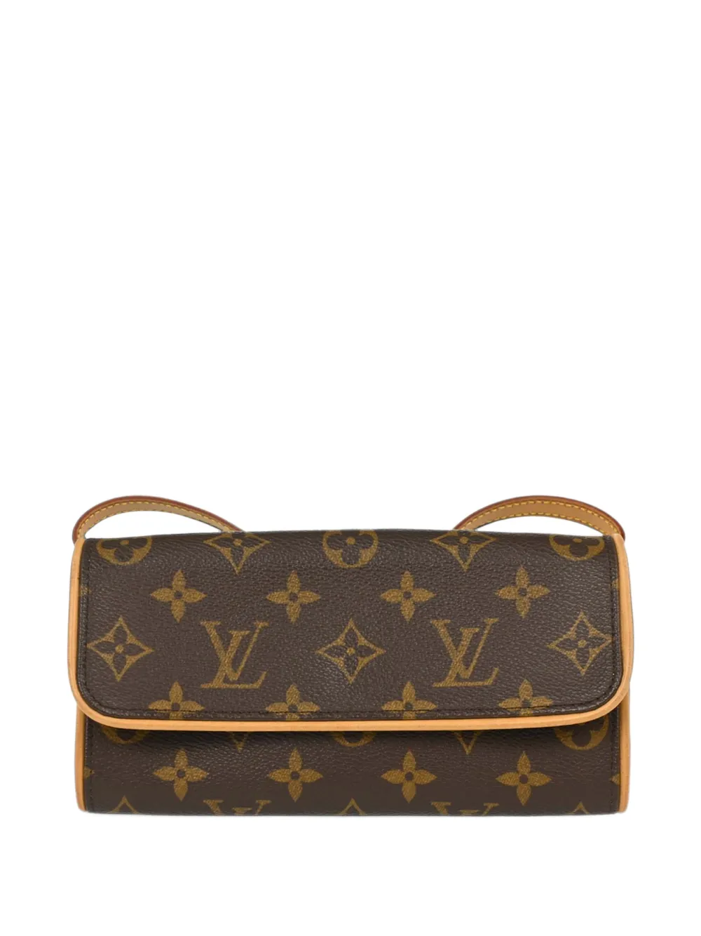 Louis Vuitton Pre-Owned Monogram Pochette Twin PM shoulder bag - Braun