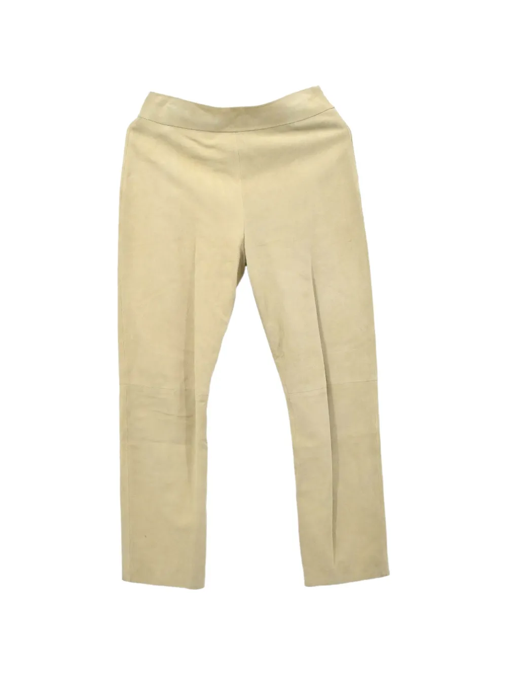 Loewe Pre-Owned 2011 long suede trousers - Nude