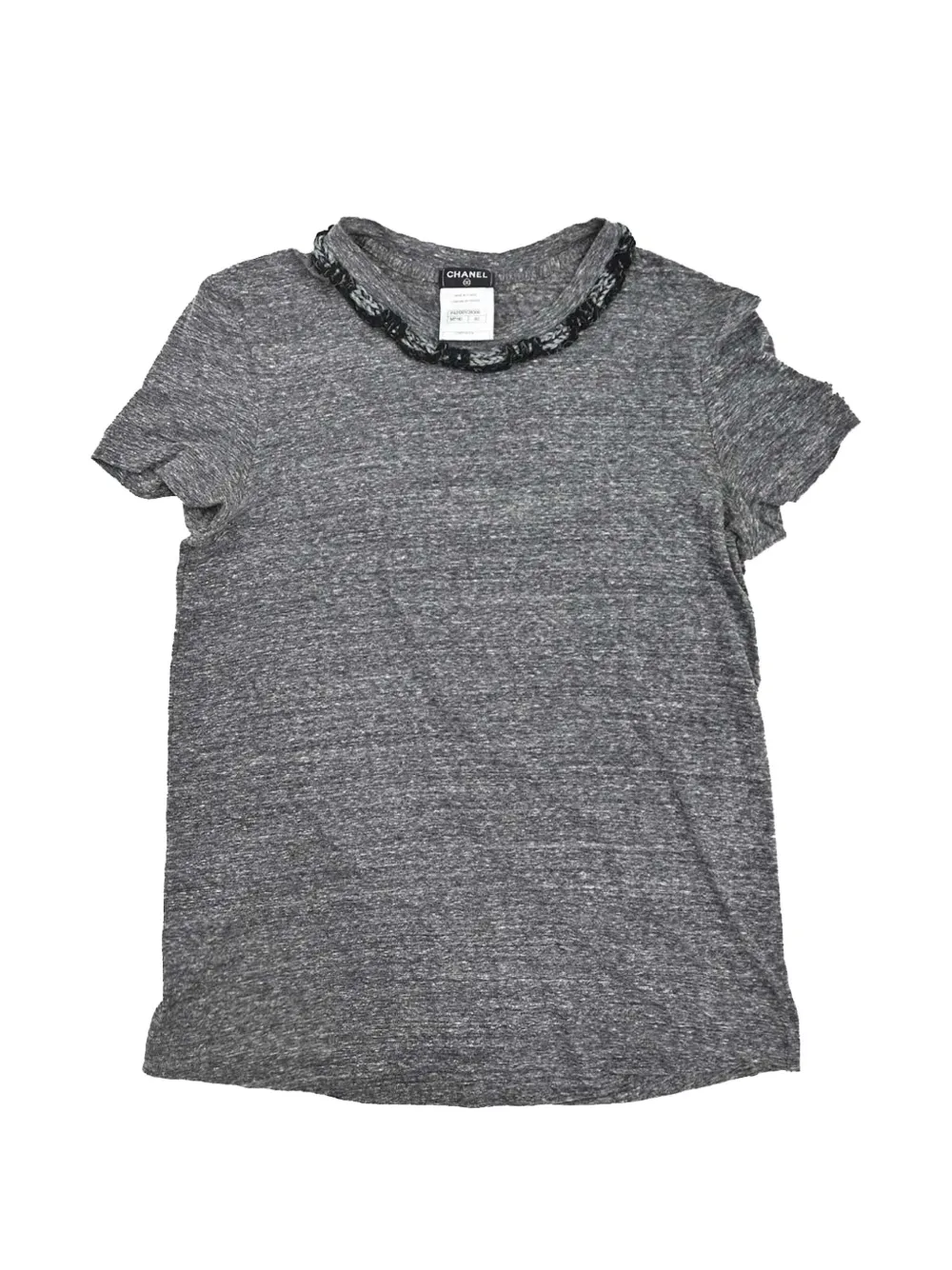 CHANEL Pre-Owned 2011 CC logo T-shirt - Gris CHANEL Pre-Owned 2011 CC logo T-shirt - Gris