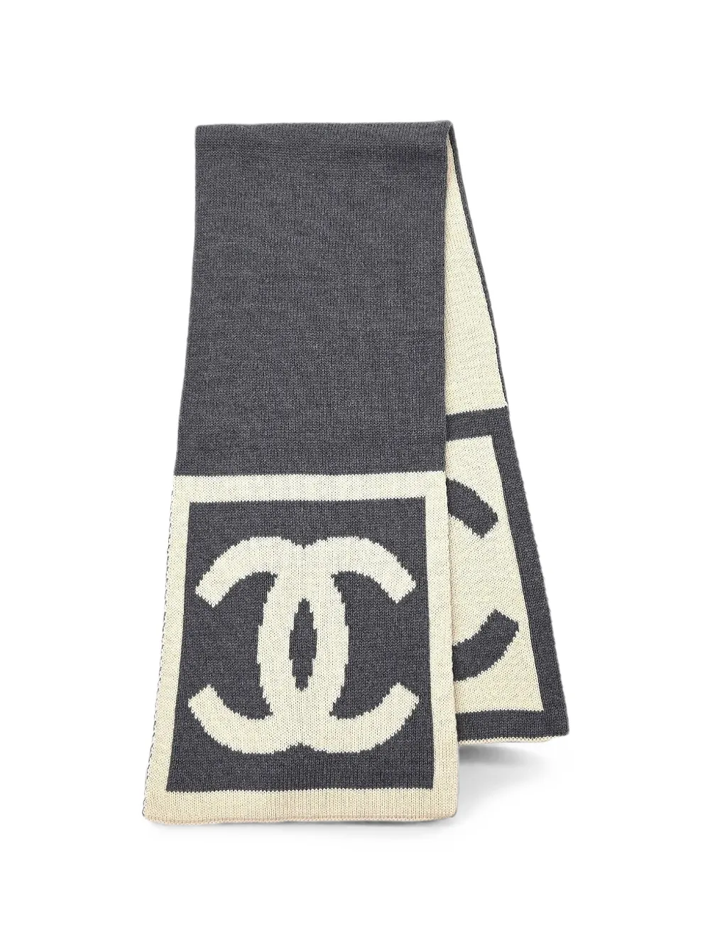 CHANEL Pre-Owned Sport Line CC scarf - Grigio