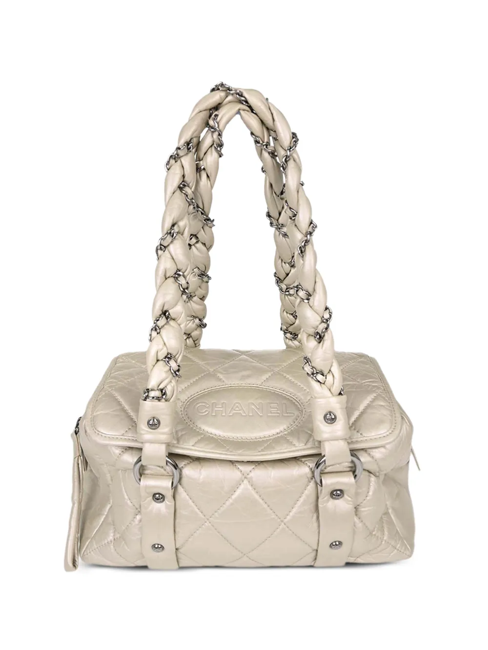 CHANEL Pre-Owned 2005vLady Braid leather tote bag - Nude