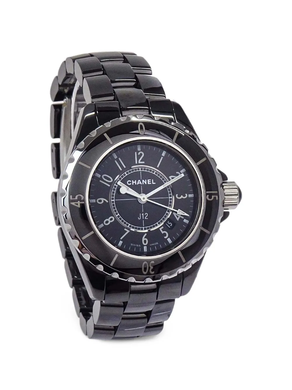 CHANEL Pre-Owned J12 35mm ceramic watch - Nero