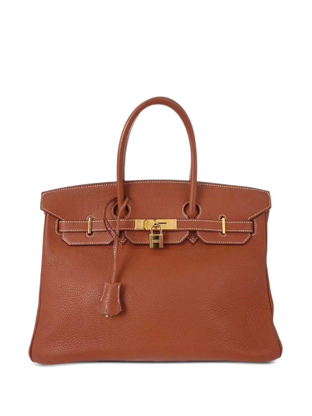 Hermès Pre-Owned 2004 35 Birkin Togo handbag - Marron Hermès Pre-Owned 2004 35 Birkin Togo handbag - Marron