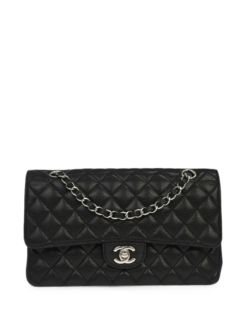 CHANEL Pre-Owned 2014 Medium Classic Double Flap shoulder bag - Black