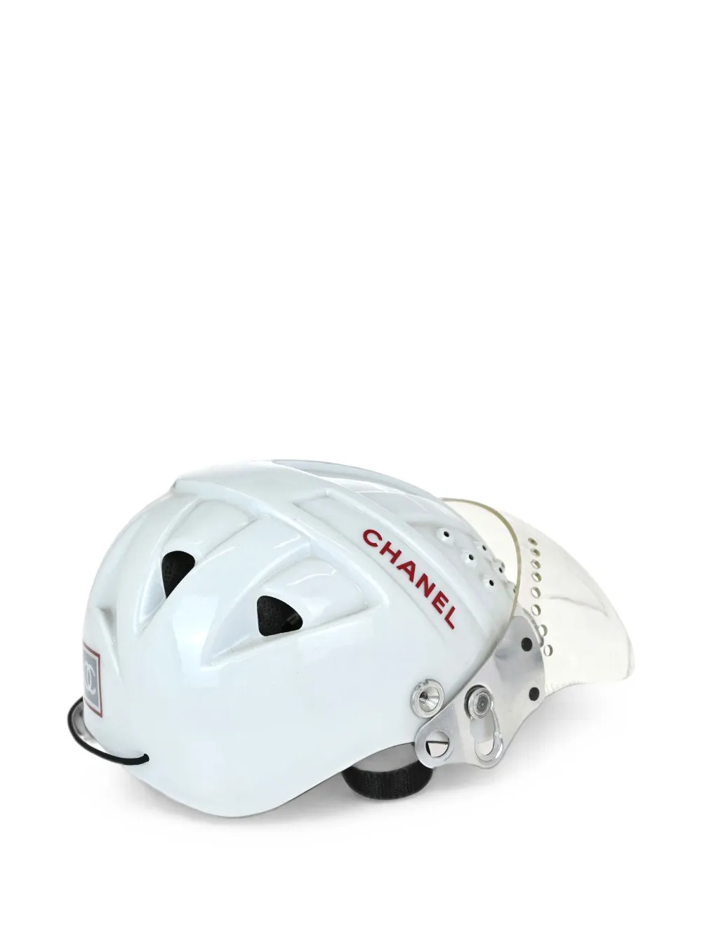 CHANEL Pre-Owned small Sport Line helmet - Bianco