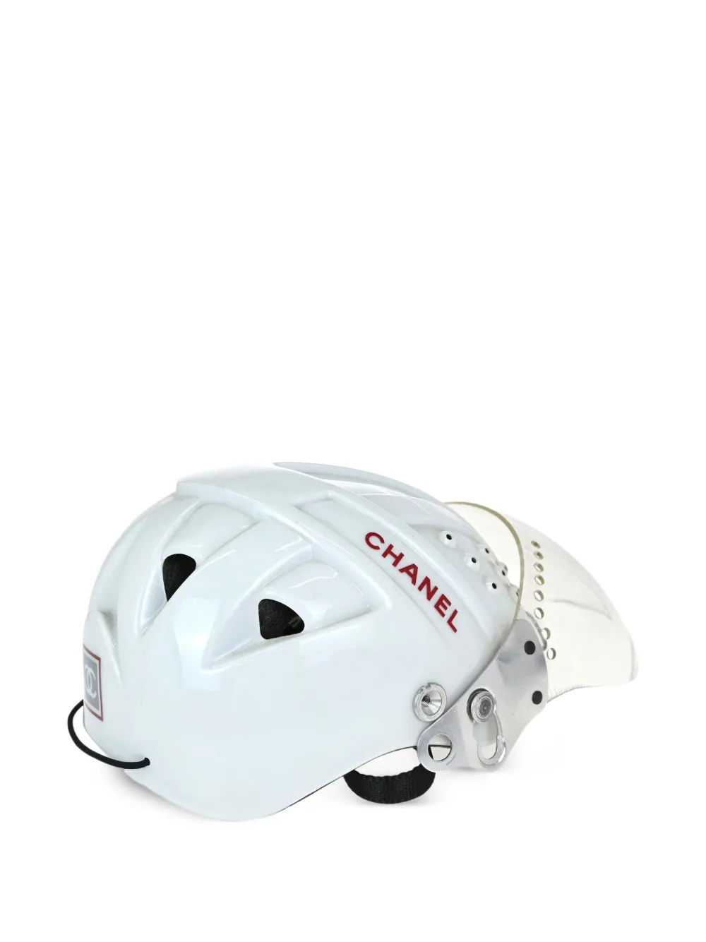 CHANEL Pre-Owned small Sport Line helmet - Weiß