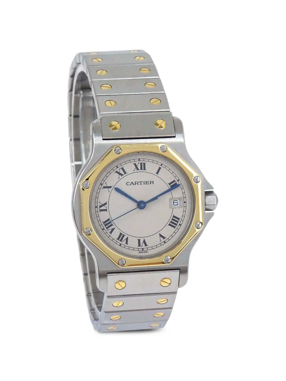 Cartier Santos Octagon 28mm watch - Toni neutri