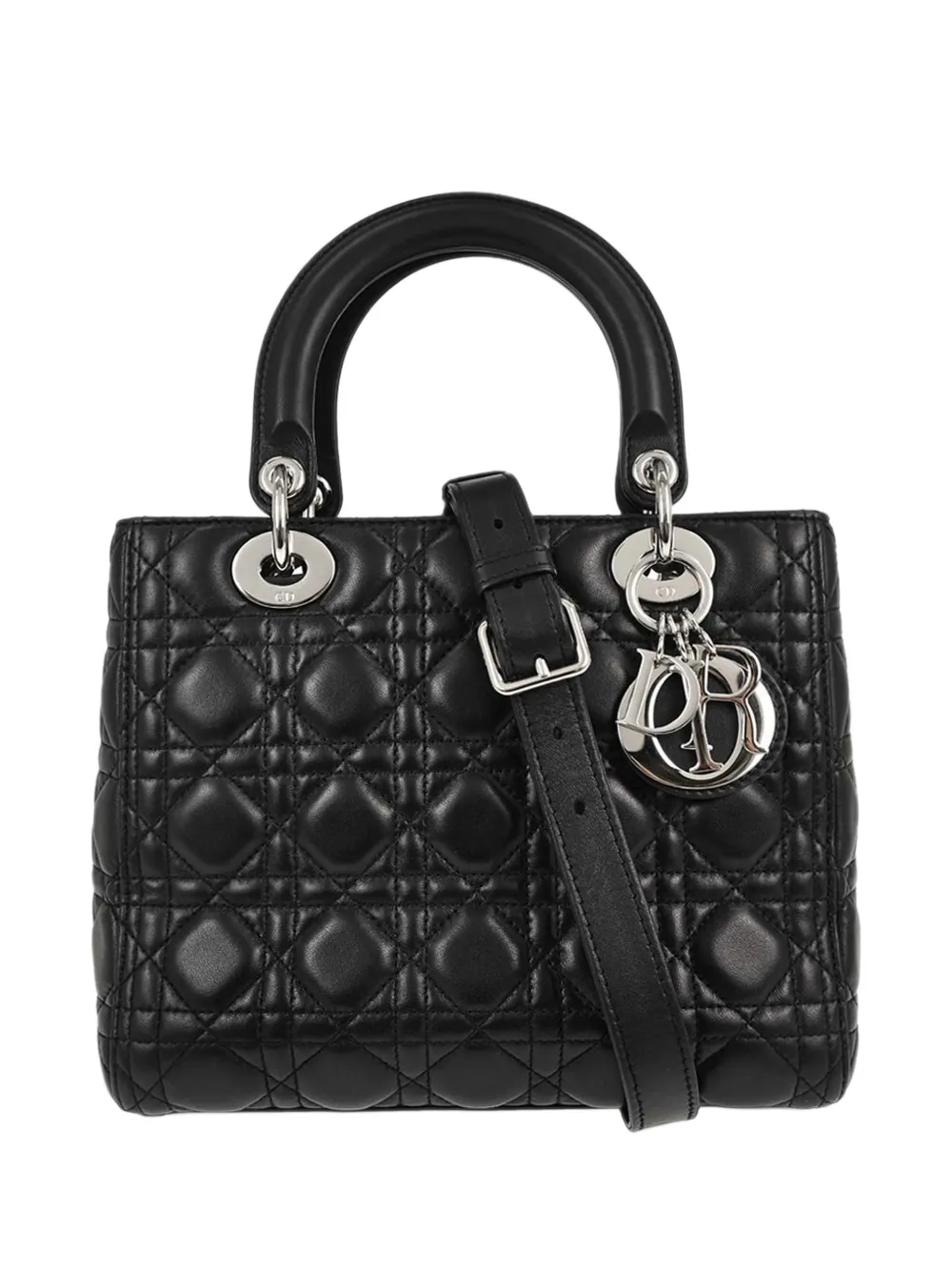 Christian Dior Pre-Owned Lady Dior Cannage tote bag - Noir Christian Dior Pre-Owned Lady Dior Cannage tote bag - Noir