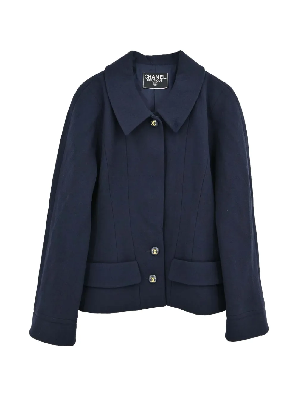CHANEL Pre-Owned single-breasted jacket - Blu