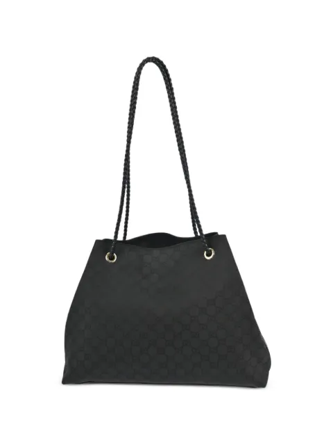 Gucci Pre-Owned GG Canvas braided-strap shoulder bag