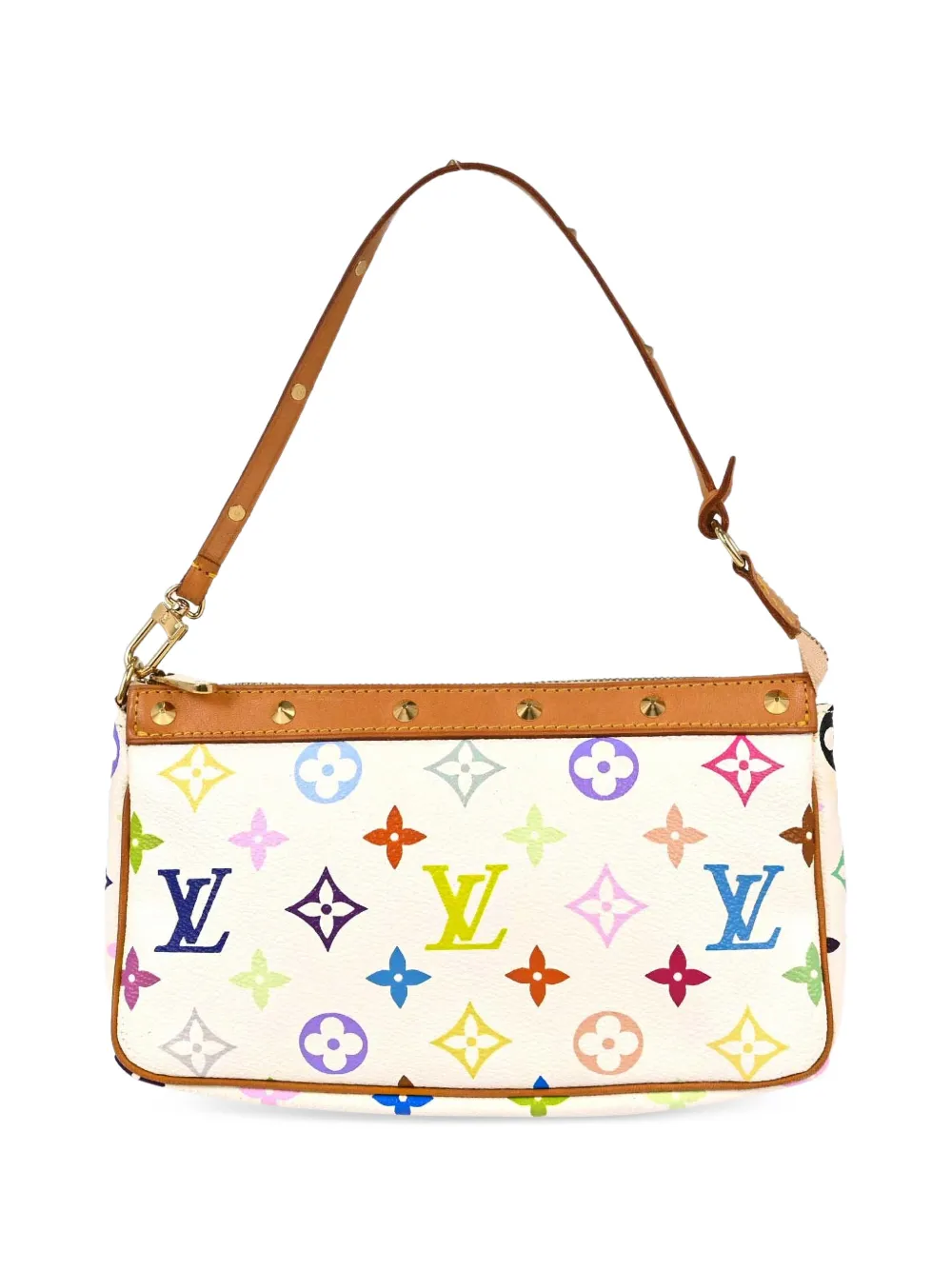 Louis Vuitton Pre-Owned Monogram Multicolor Pochette Accessoires shoulder bag - Bianco