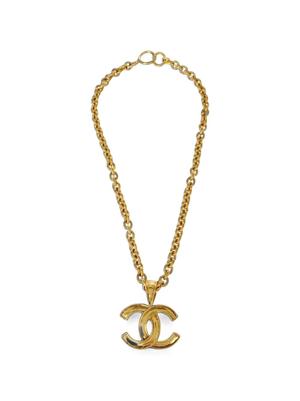CHANEL Pre-Owned CC pendant necklace - Oro