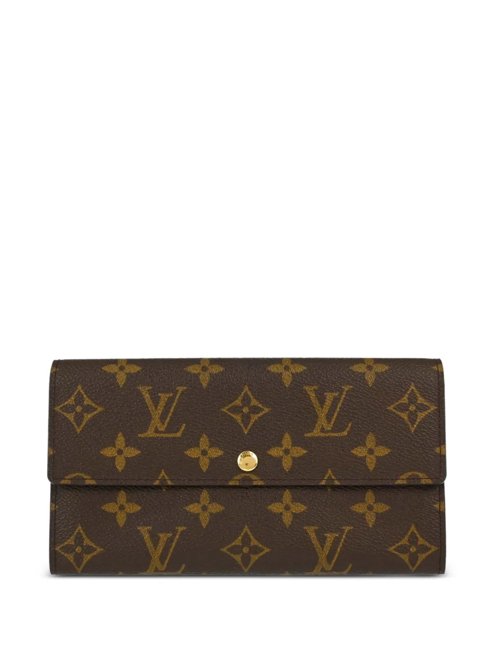 Louis Vuitton Pre-Owned Monogram Porte Monnaie Credit wallet - Braun