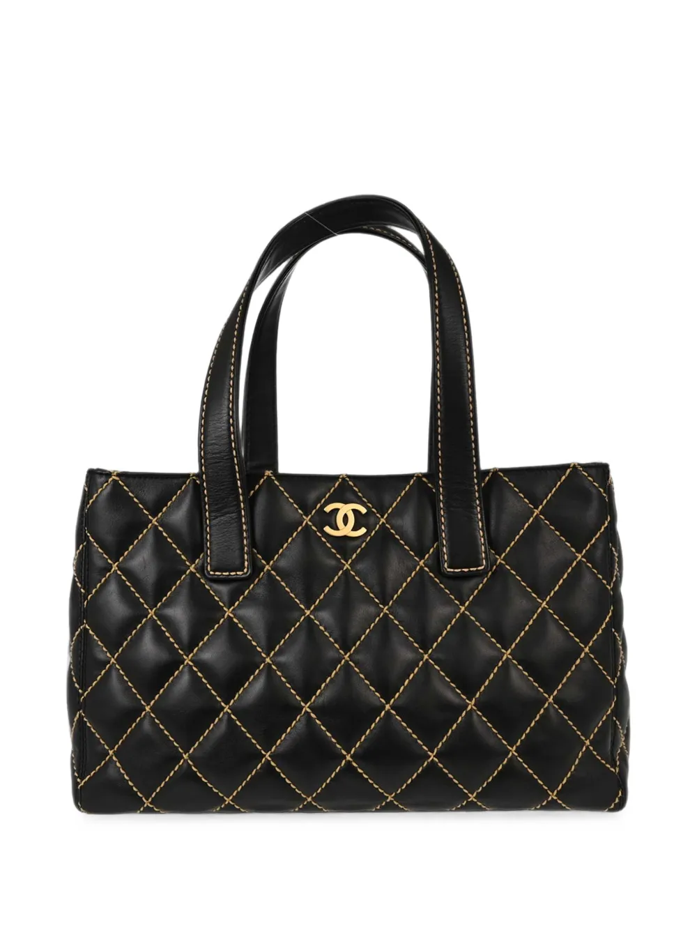CHANEL Pre-Owned 2005 Wild Stitch tote bag - Black