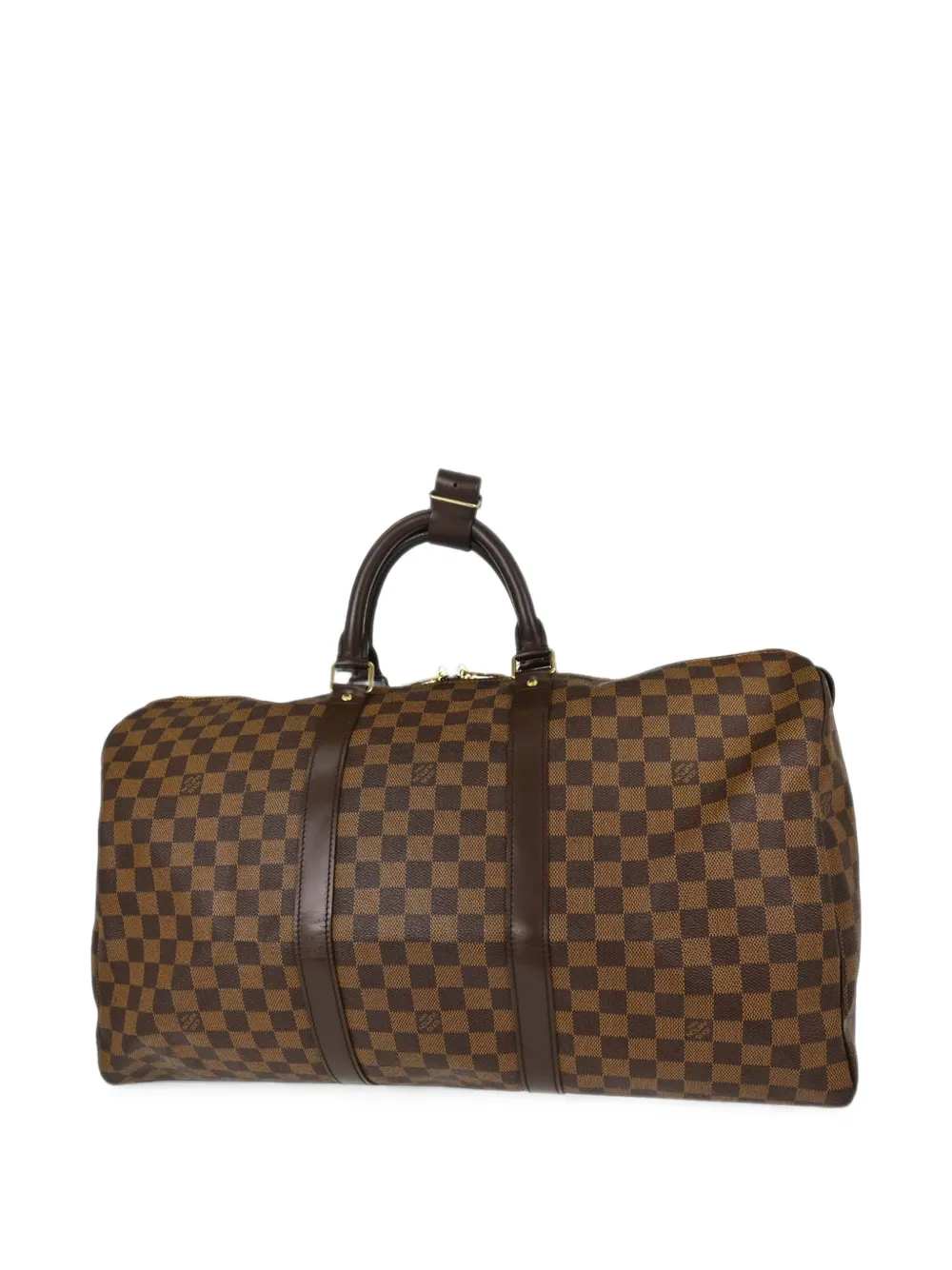 Louis Vuitton Pre-Owned 50 Damier Keepall handtas Bruin