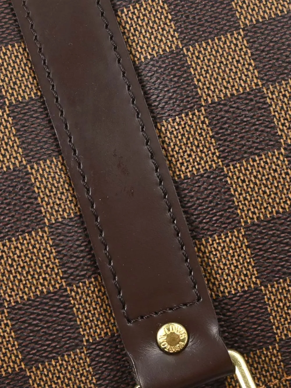 Louis Vuitton Pre-Owned 50 Damier Keepall handtas Bruin