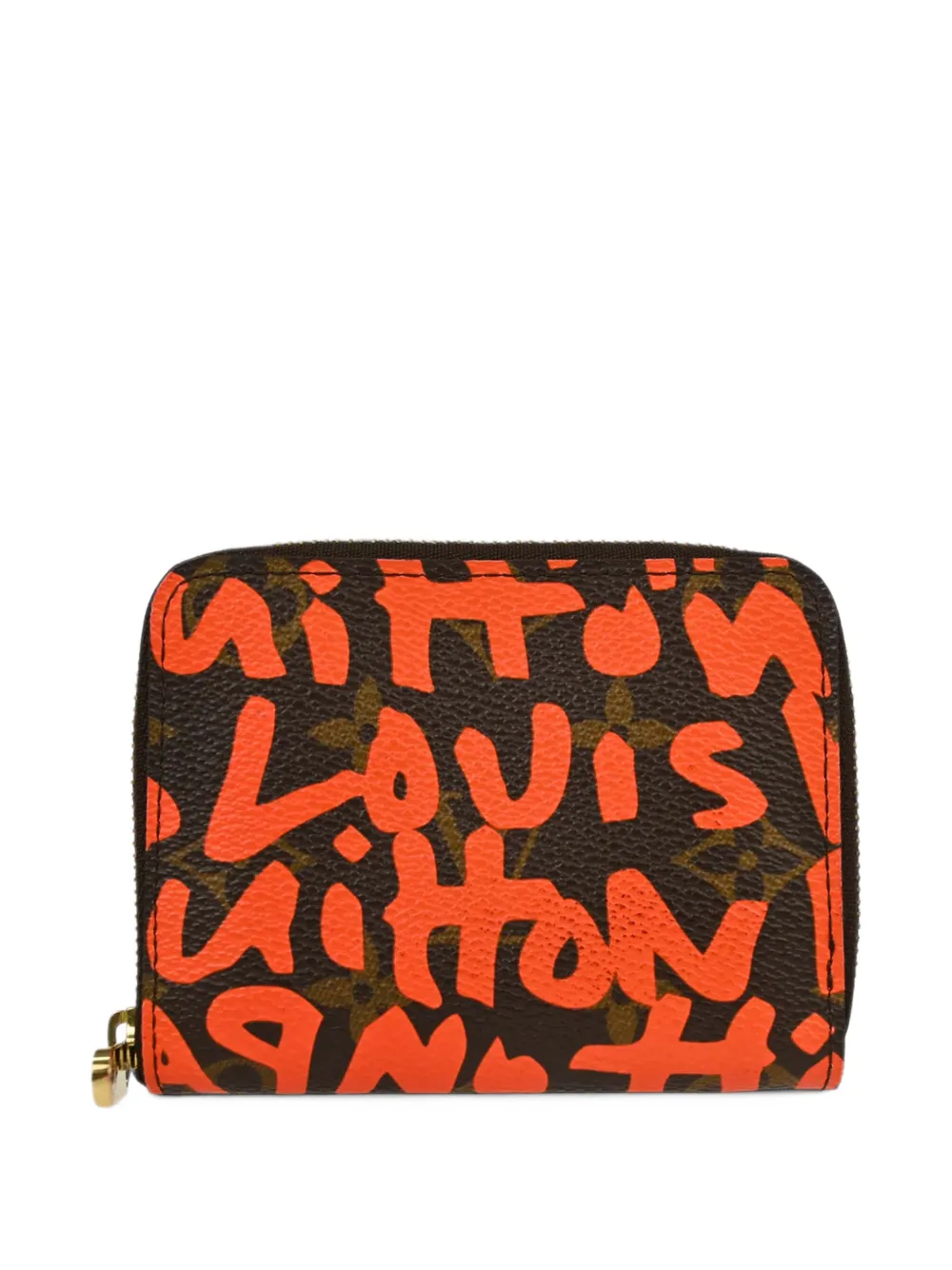希少　Louis Vuitton グラフィティ ケース　二つ折り財布 Louis Vuitton Pre-Owned Zippy Monogram Graffiti Coin Wallet